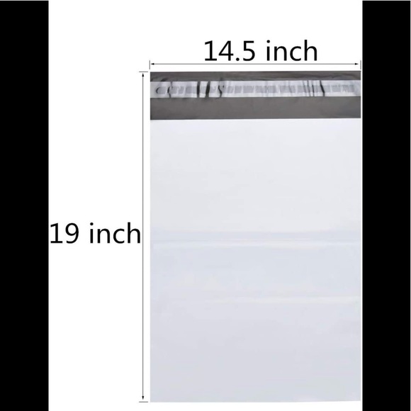 💟 2/$20 💟 12 POLYMAILERS (14.5" x 19") X-LARGE White Self Sealing!!! - Picture 3 of 3